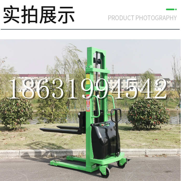 龙山区电动叉车堆高车液压铲车电瓶1吨2吨站驾步行式小型全自动叉车